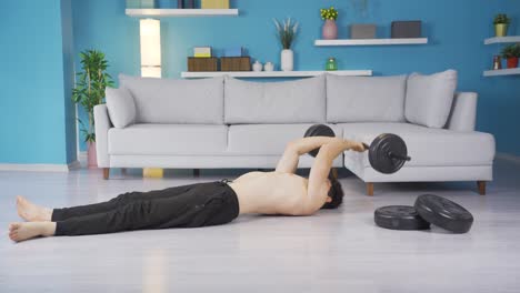 Young-athlete-man-exercising-at-home.-Healthy-lifestyle.